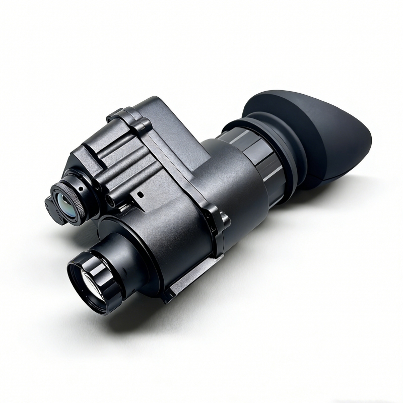 单目单筒红外融合微光夜视仪DF220夜间侦测头戴头盔式夜视镜